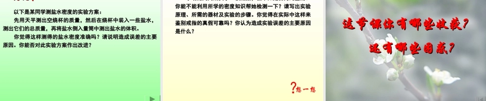 物理：教科版八年级 第六章质量和密度（课件）2.ppt