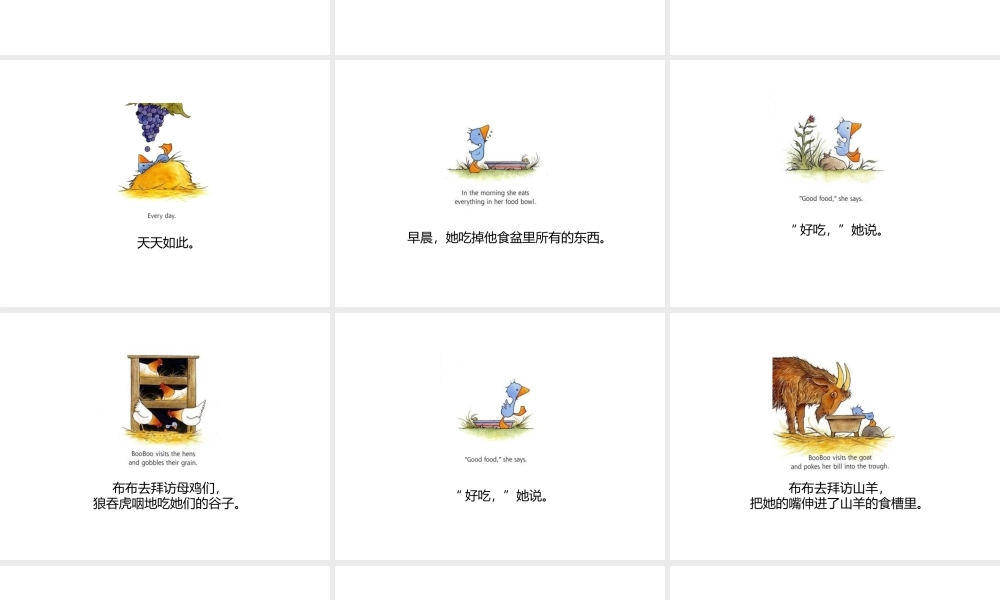 小鹅booboo－ 中英对照 -印象工作站.ppt