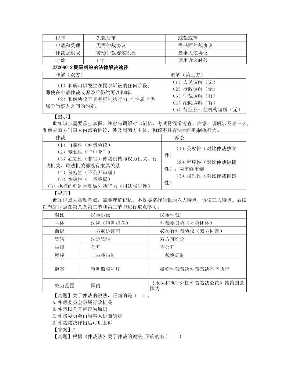 06、2Z208000 解决建设工程纠纷法律制度(1).docx_第2页