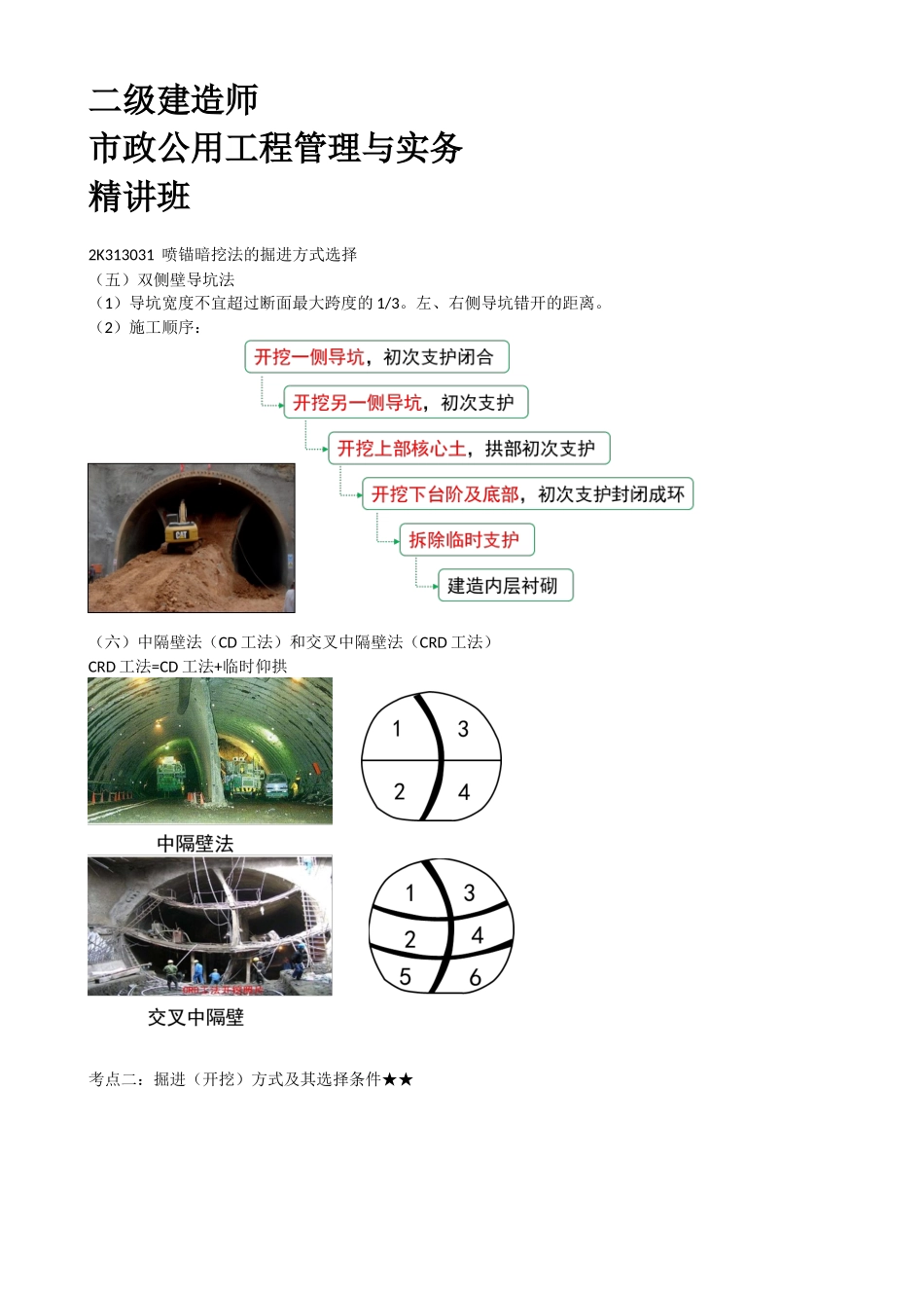 28-2K313030-喷锚暗挖（矿山）法施工（二）.docx_第1页