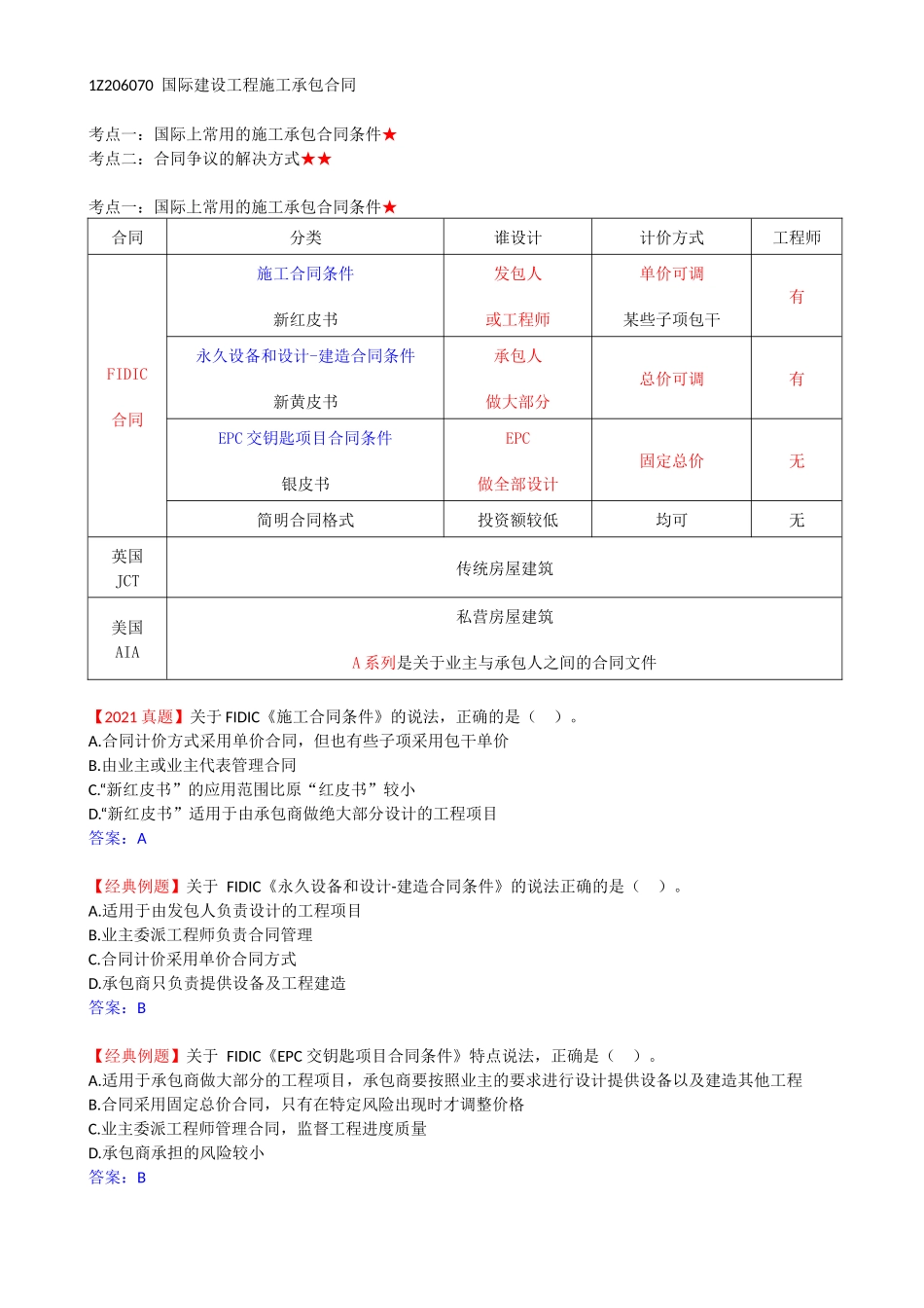 52-1Z206070-国际建设工程施工承包合同.docx_第1页