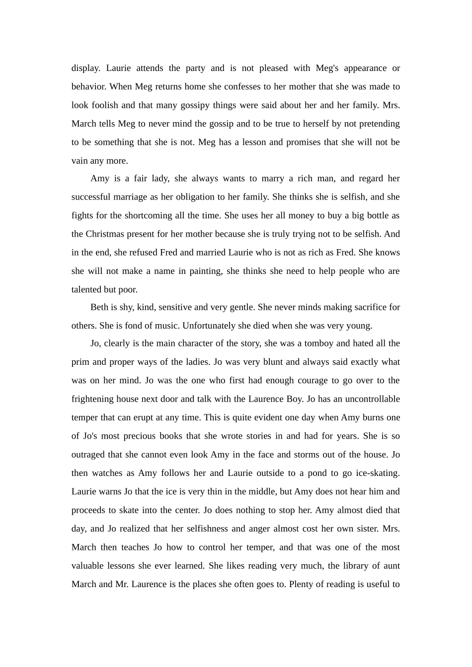 Unit 8 Have you read Treasure Island yet？ 素材Little Women.doc_第2页