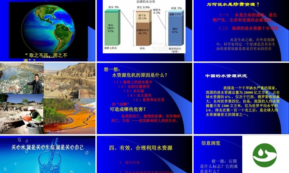 粤教物理八上《4.5. 水循环与水资源》[潘老师]【市一等奖】优质课.ppt