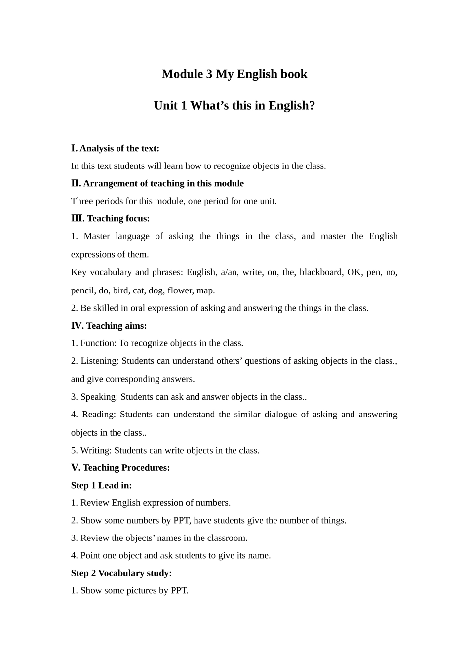 外研七年级上Starter Module 3.doc_第1页