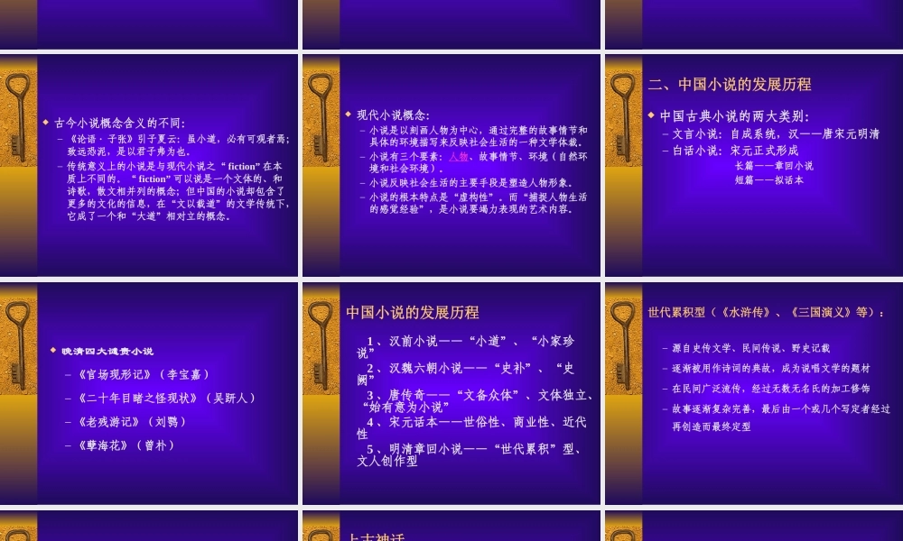 中国语文之小说.ppt