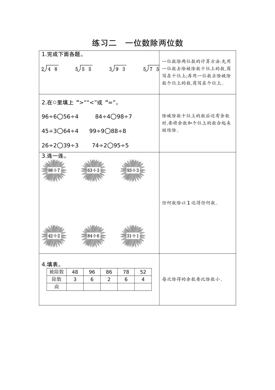 2练习二 一位数除两位数.docx_第1页