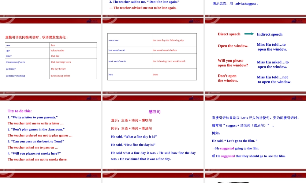 Unit 2《English around the world》Learning about Language（人教版）.ppt