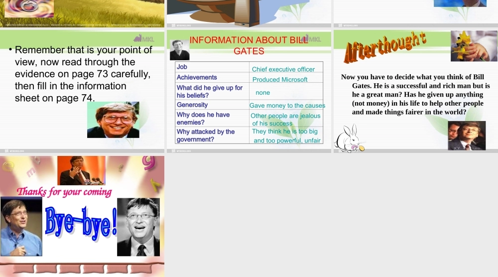 高一英语优质课件：Unit5 Nelson Mandela-a modern hero- Extensive reading（新人教版必修1）.ppt