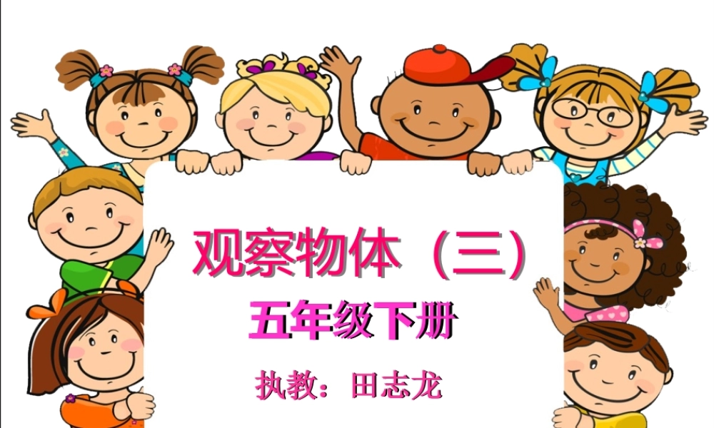 人教版五年级下册《观察物体#三#》初稿.ppt