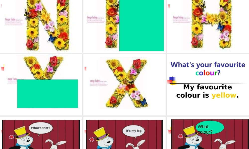 外研版（三起）三下Module 1《Unit 2 My favourite colour is yellow》ppt课件3(1).ppt