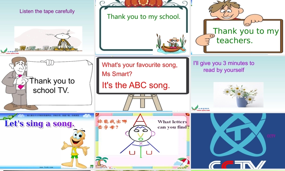 外研版（三起）三下Module 1 Unit 1 It’s the ABC song. (2)(1).ppt