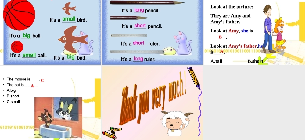 外研版（三起）三下Module 2《Unit 2 The man is short》ppt课件1(1).ppt