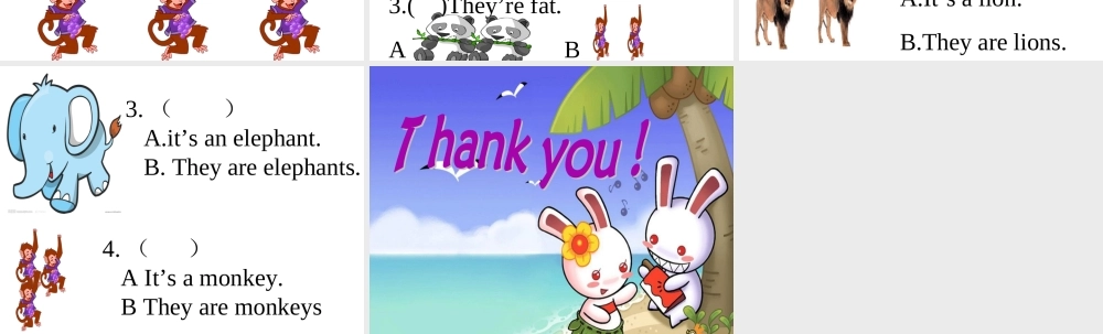 外研版（三起）三下Module 2《Unit 1 They are monkeys》ppt课件3(1).ppt