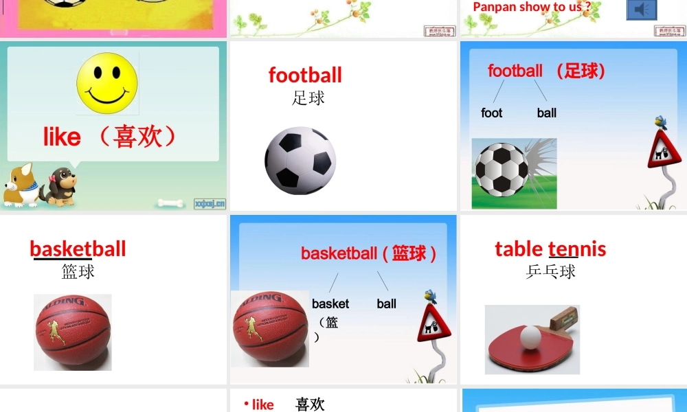 外研版（三起）三下Module 3《Unit 1 I like football》ppt课件4(1).ppt