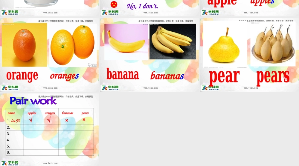 外研版（三起）三下Module 4《Unit 2 Does Lingling like oranges》ppt课件5(1).ppt