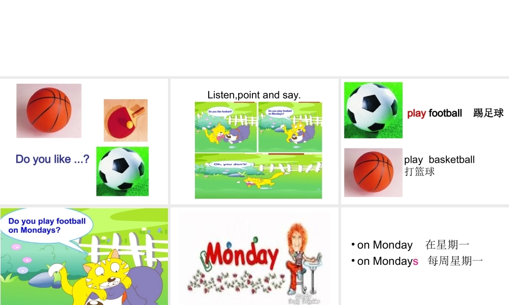 外研版（三起）三下Module 5《Unit 1 She goes to school on Mondays》ppt课件2(1).ppt