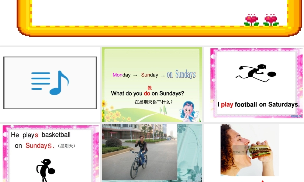 外研版（三起）三下Module 6《Unit 1 What do you do on Sundays》ppt课件2(1).ppt