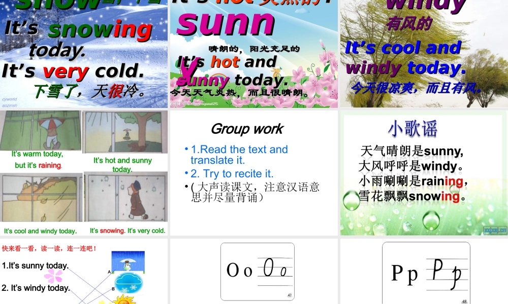 外研版（三起）三下Module 7《Unit 2 It’s warm today》ppt课件2(1).ppt
