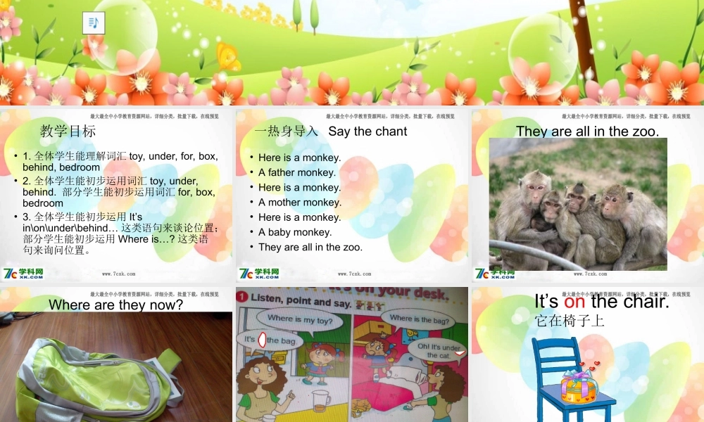 外研版（三起）三下Module 8《Unit 1 It’s on your desk》ppt课件1(1).ppt