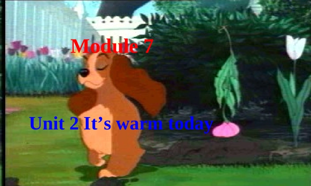 外研版（三起）三下Module 7《Unit 2 It’s warm today》ppt课件5(1).ppt