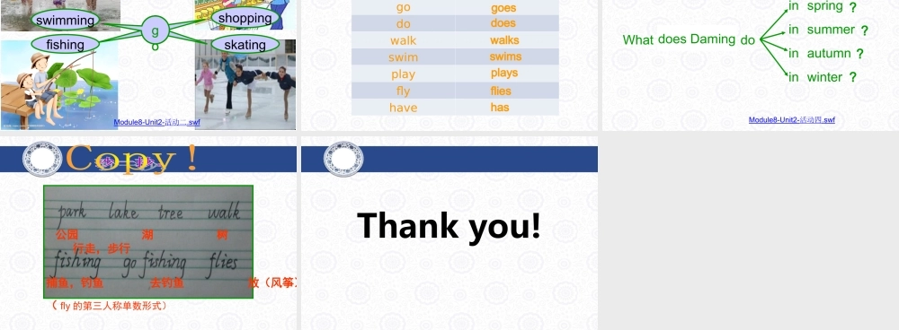 外研版（三起）三下Module 8《Unit 2 Daming flies a kite in the park》ppt课件3(1).ppt