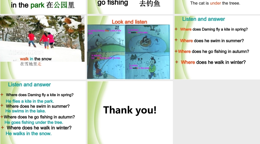 外研版（三起）三下Module 8《Unit 2 Daming flies a kite in the park》ppt课件2(1).ppt