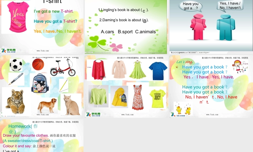 外研版（三起）三下Module 9《Unit 1 I’ve got a new book》ppt课件1(1).ppt