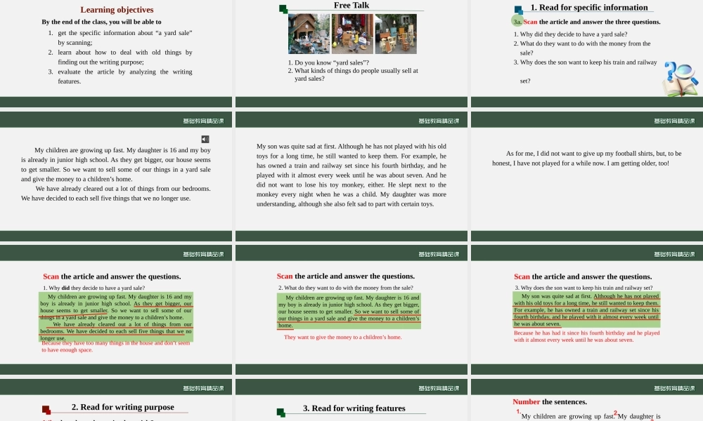 八下【人教版】Unit 10 SectionA 3a-3c 课件.pptx