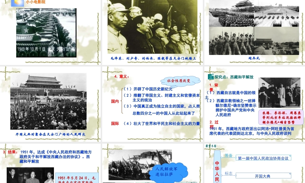 第1课 中华人民共和国成立.ppt