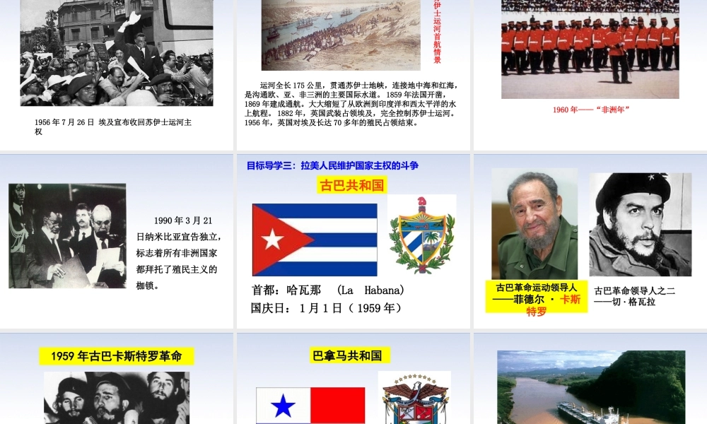 第19课 亚非拉国家的新发展.ppt