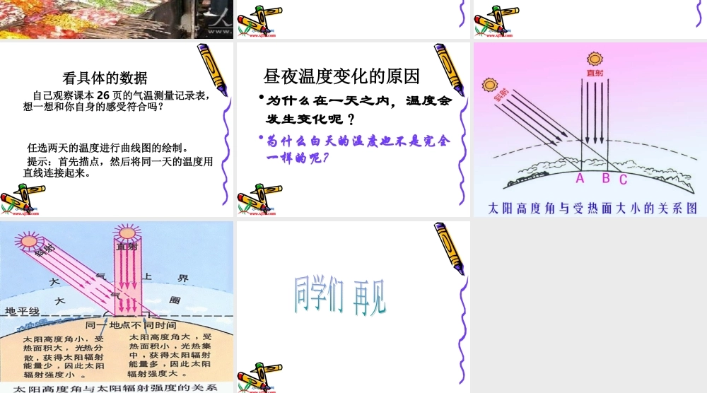 鄂教版小学科学六上《8昼夜温度的变化》PPT课件.ppt
