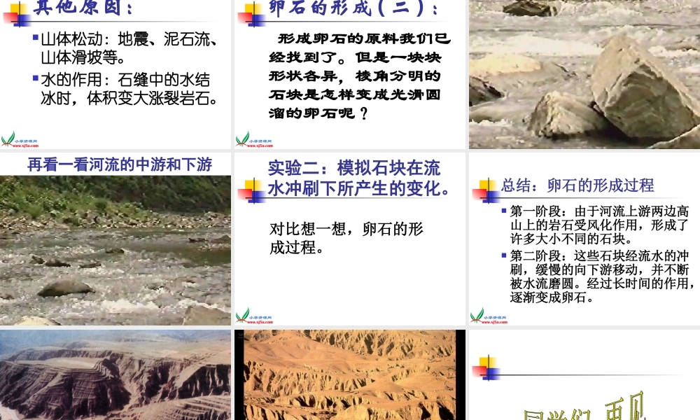 鄂教版小学科学六上《10卵石的形成》PPT课件.ppt