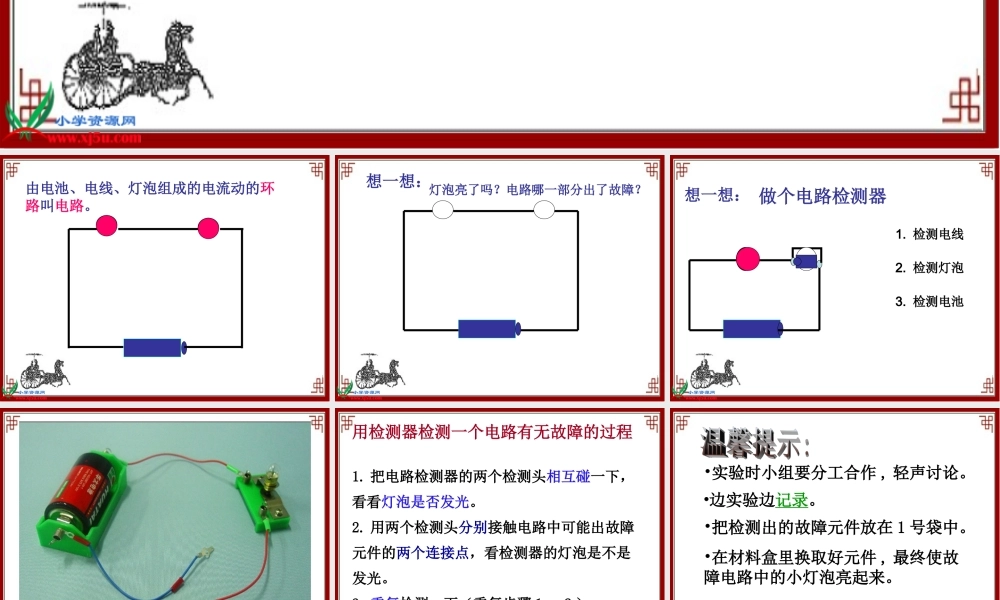 鄂教版小学科学三下《20.电路出了什么故障》PPT课件[加微信jiaoxue5you九折优惠].ppt