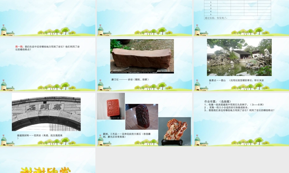 鄂教版小学科学三下《16.石头和住房》PPT课件[加微信jiaoxue5you九折优惠].ppt