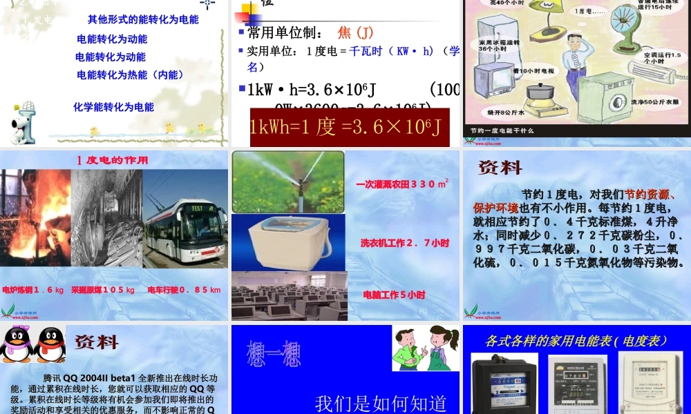 鄂教版小学科学三下《23.电能转化成了什么》PPT课件[加微信jiaoxue5you九折优惠].ppt