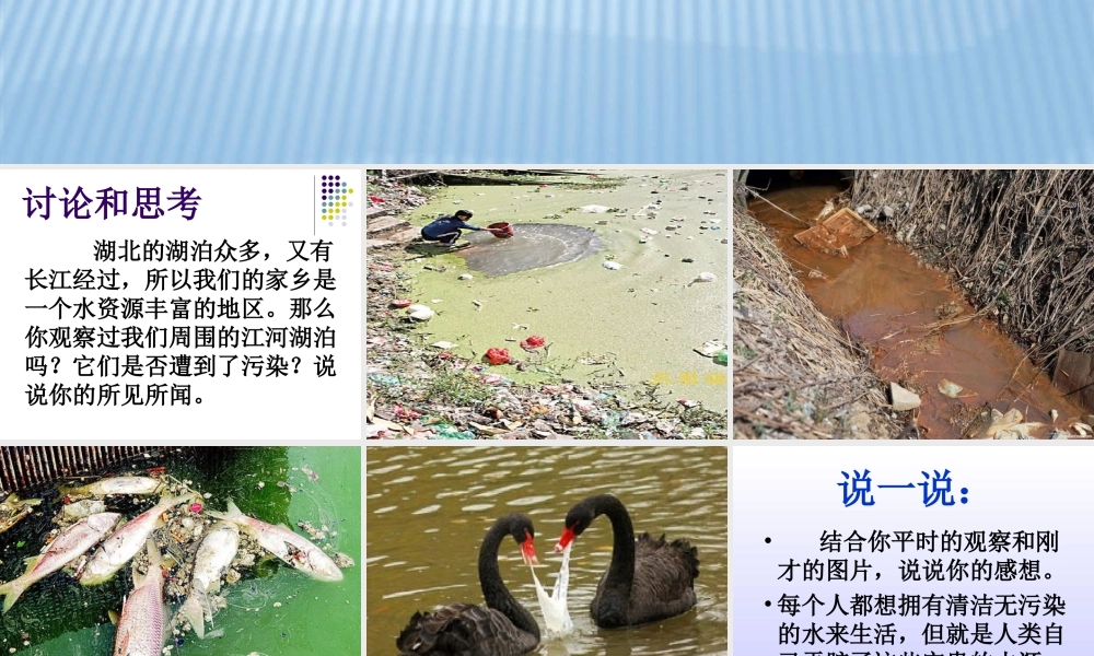 鄂教版小学科学五下《22.水域的污染与保护》PPT课件[加微信jiaoxue5you九折优惠].ppt