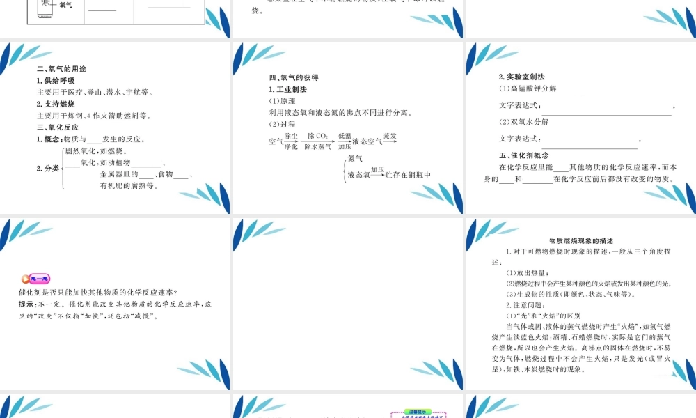 沪教初中化学九上《2第1节 性质活泼的氧气》PPT课件 (2).ppt