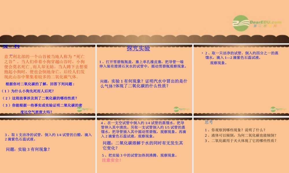 沪教初中化学九上《2第2节 奇妙的二氧化碳》PPT课件 (14).ppt