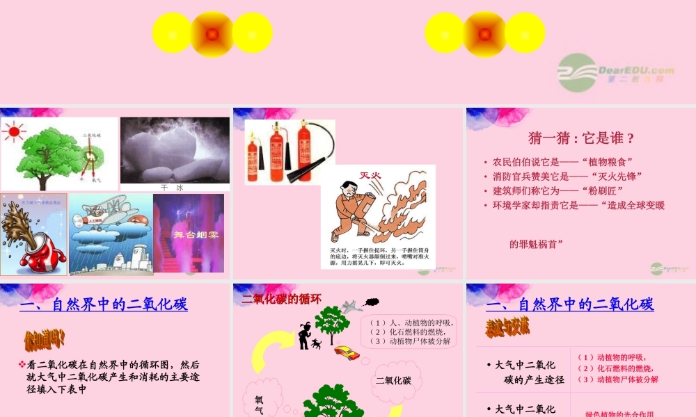 沪教初中化学九上《2第2节 奇妙的二氧化碳》PPT课件 (17).ppt