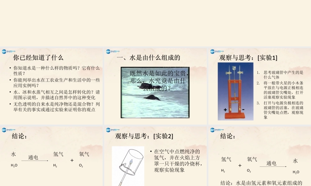 沪教初中化学九上《2第3节 自然界中的水》PPT课件 (1).ppt