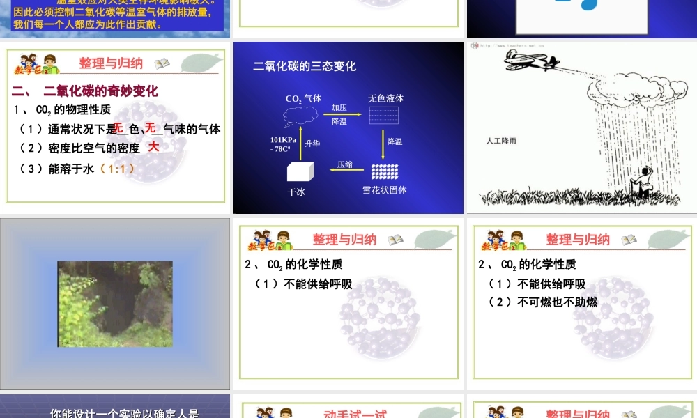 沪教初中化学九上《2第2节 奇妙的二氧化碳》PPT课件 (22).ppt