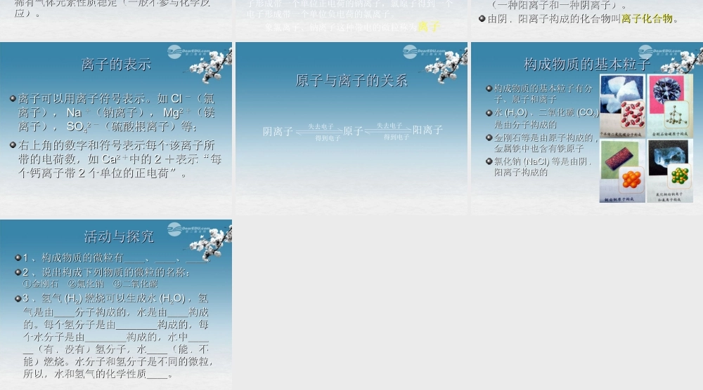 沪教初中化学九上《3第1节 构成物质的基本微粒》PPT课件 (26).ppt