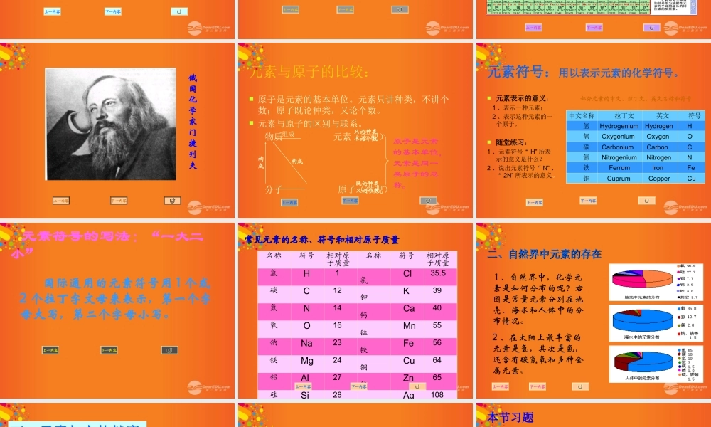 沪教初中化学九上《3第2节 组成物质的化学元素》PPT课件 (21).ppt