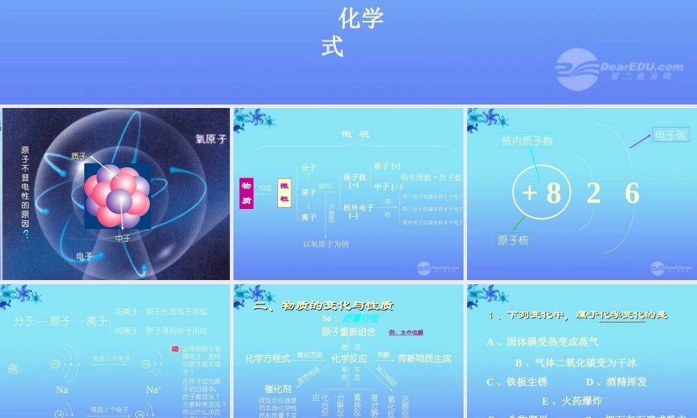 沪教初中化学九上《3第3章 物质构成的奥秘》PPT课件 (4).ppt