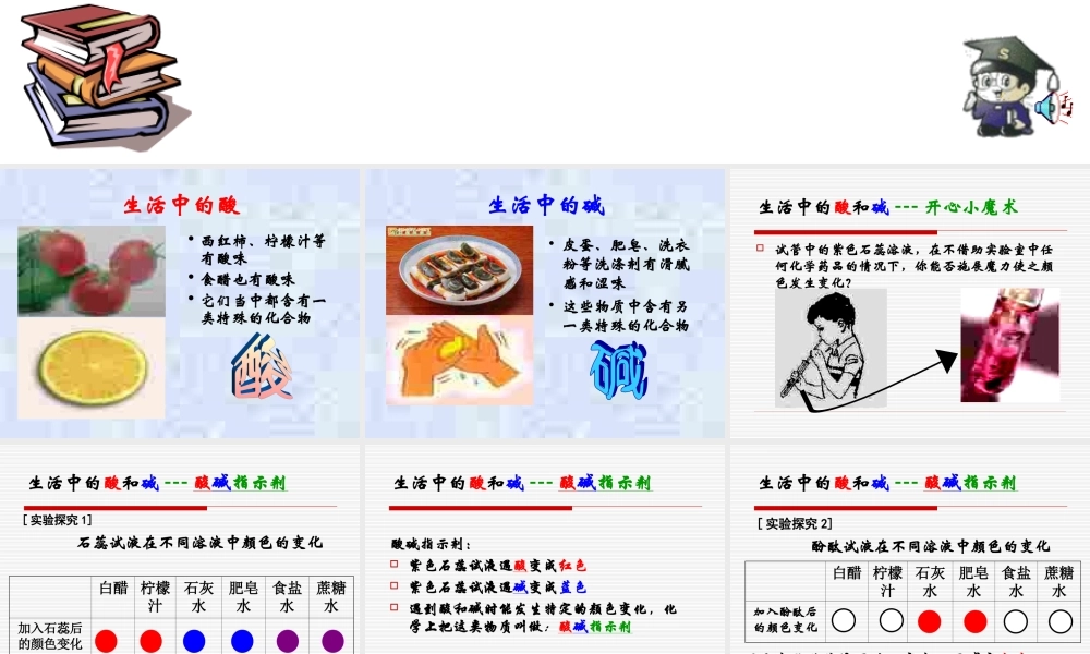 沪教初中化学九下《7第2节 常见的酸和碱》PPT课件 (1).ppt