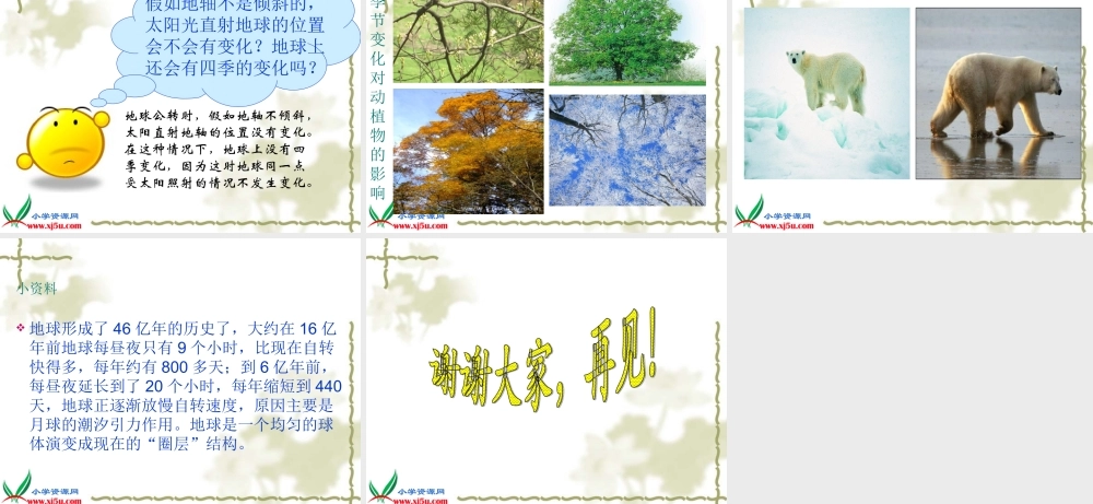 冀教小学科学六上册《18地球绕着太阳转》PPT课件.ppt