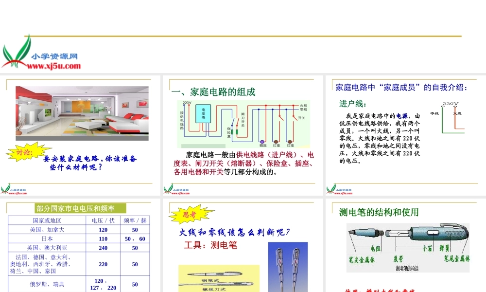 冀教小学科学三下册优质公开课《11电在我家中 》PTT课件 (2).ppt