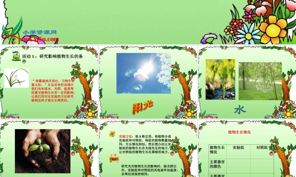 冀教小学科学五上册《3怎样使植物长得更好 》PPT课件.ppt
