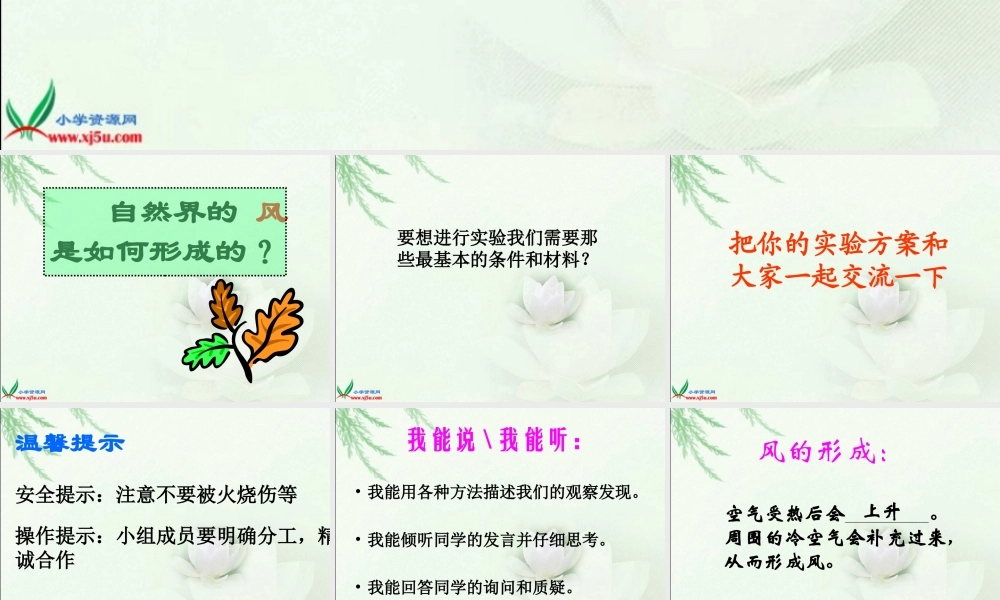 冀教小学科学五上册《16风的形成 》PPT课件 (1).ppt