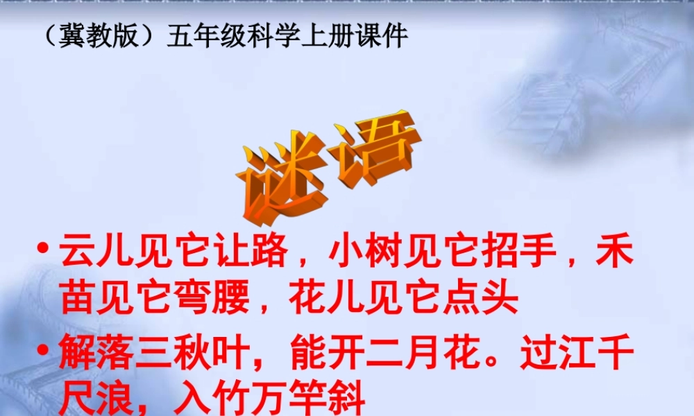 冀教小学科学五上册《16风的形成 》PPT课件 (2).ppt